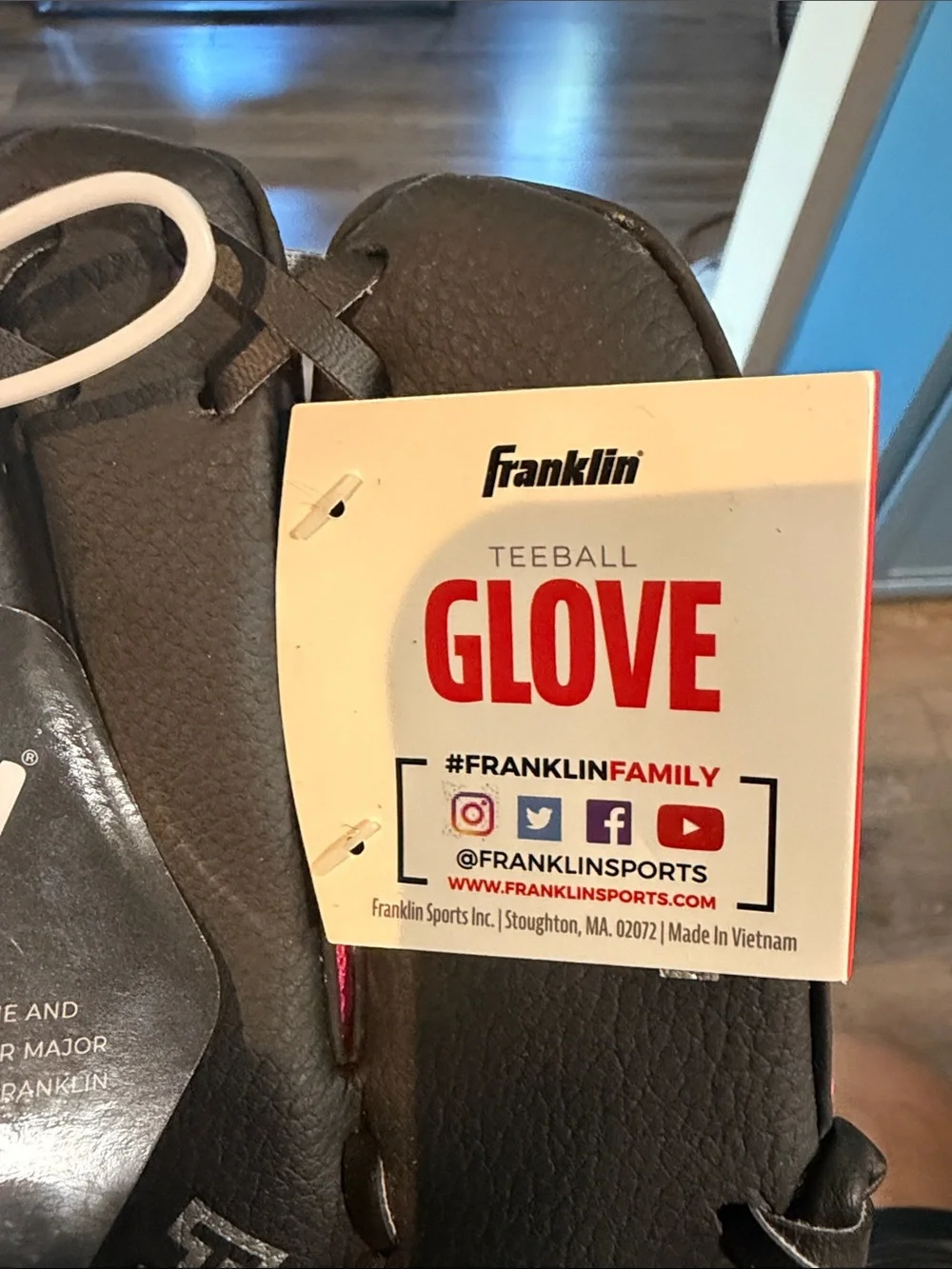 Kids Pink Baseball/Softball Glove